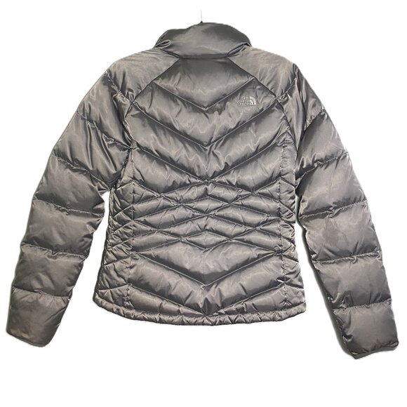 The North Face | 550 Aconcagua Down Jacket Metallic Silver | Size Medium Women's - Picture 4 of 12
